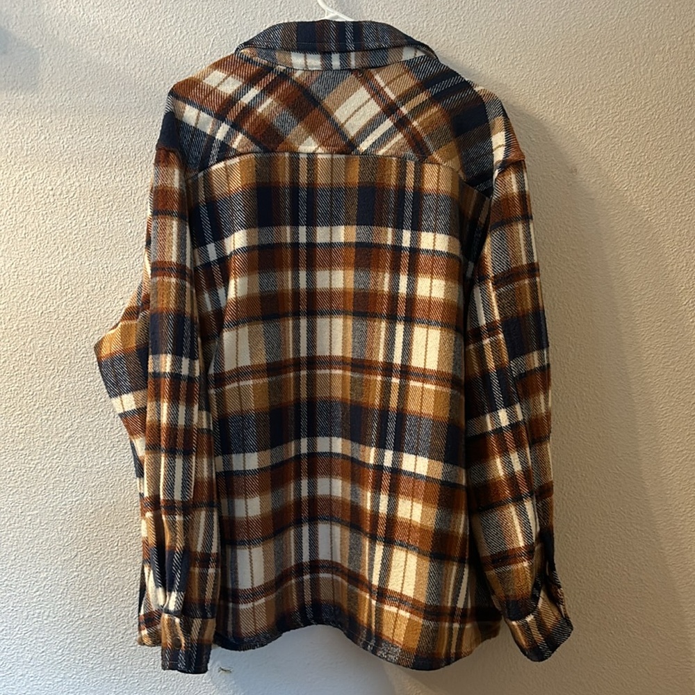 Ecothreads Flannel Button Down Size 3xl - image 5